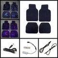 Starry Sky LED Car Floor Mat Set