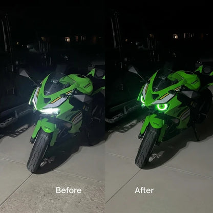 Animated Devil Eye LED Headlights – Set of 2
